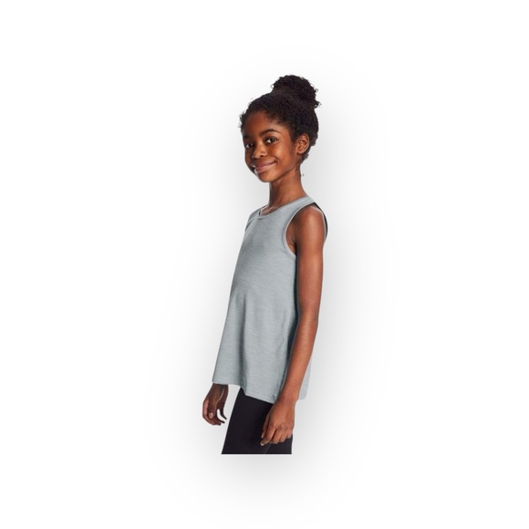 new Champion ★ C9 Performance Tank ★ Shale Tile Grey Heather ★ 6 6X Girls Small - Picture 13 of 15